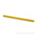 Conector de clavija de 2,54 mm, fila doble, recto, 80P